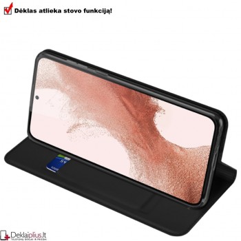 Dux Ducis Skin Pro dirbtinės odos dėklas - juodas (Samsung S23 Plus) Dux Ducis Skin Pro dirbtinės odos dėklas - juodas (Samsung S23 Plus)